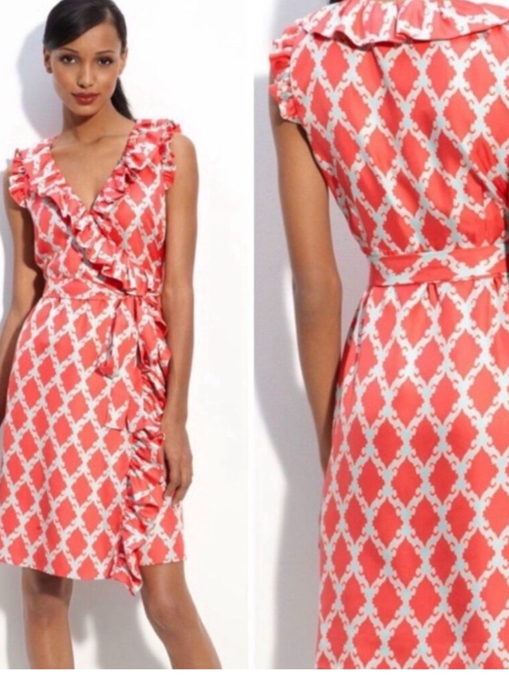 Kate Spade Aubrey wrap dress 100% Silk